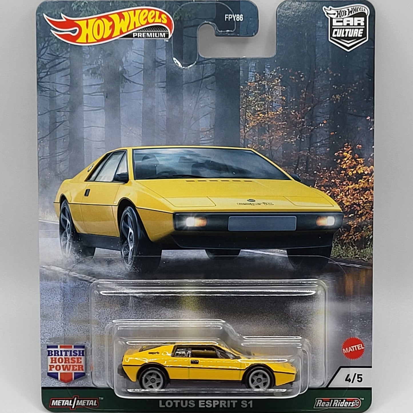 HotWheels Premium | Car Culture | British Horse Power | LOTUS ESPRIT S1