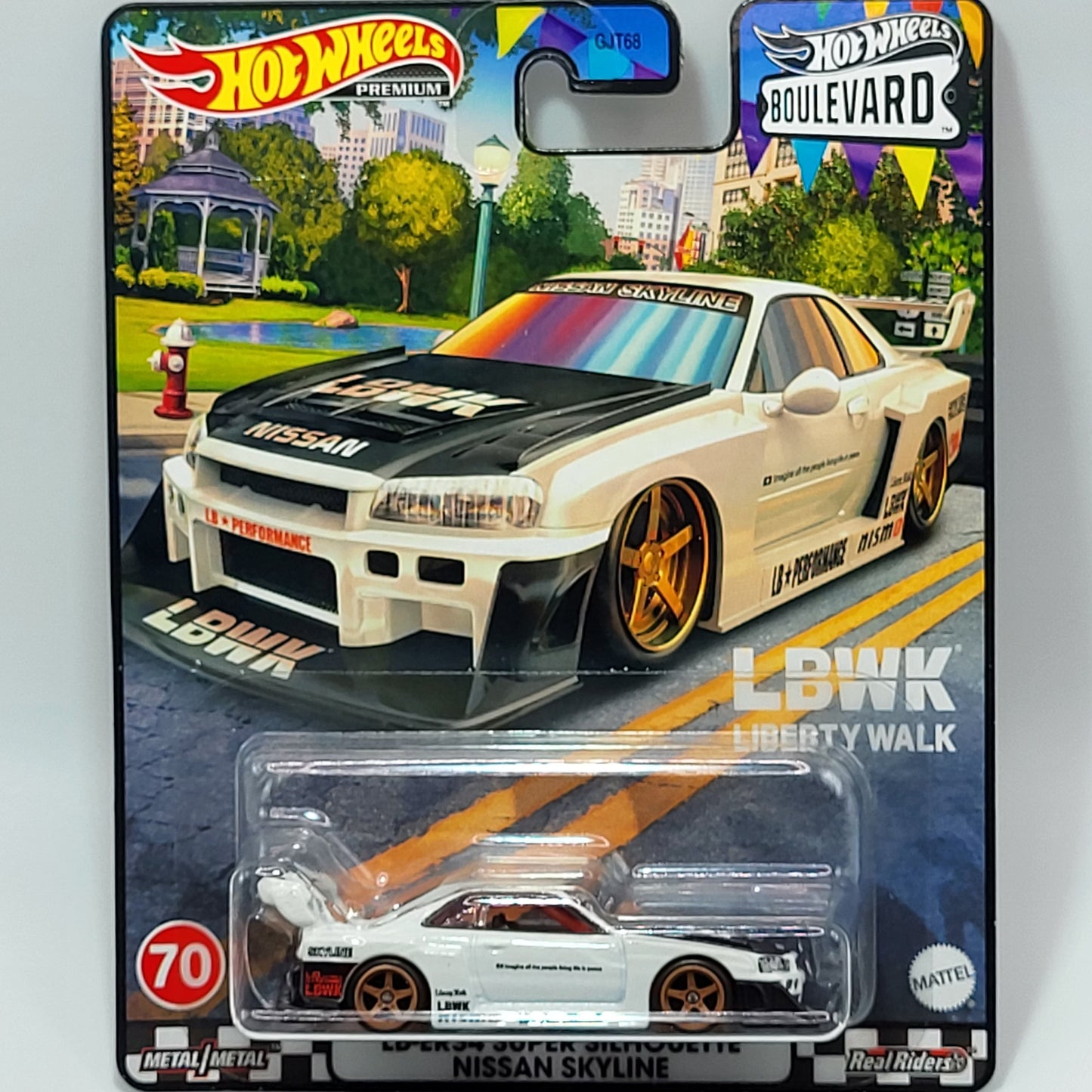 HotWheels Premium | Boulevard | LB-ER34 SUPER SILHOUETTE NISSAN SKYLINE #70