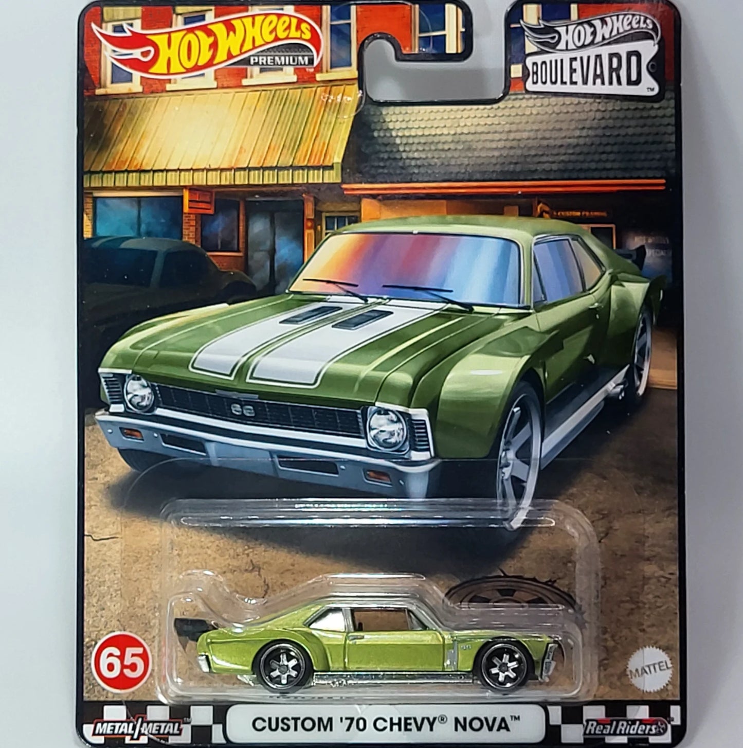 HotWheels Premium | Boulevard | CUSTOM '70 CHEVY NOVA 65#