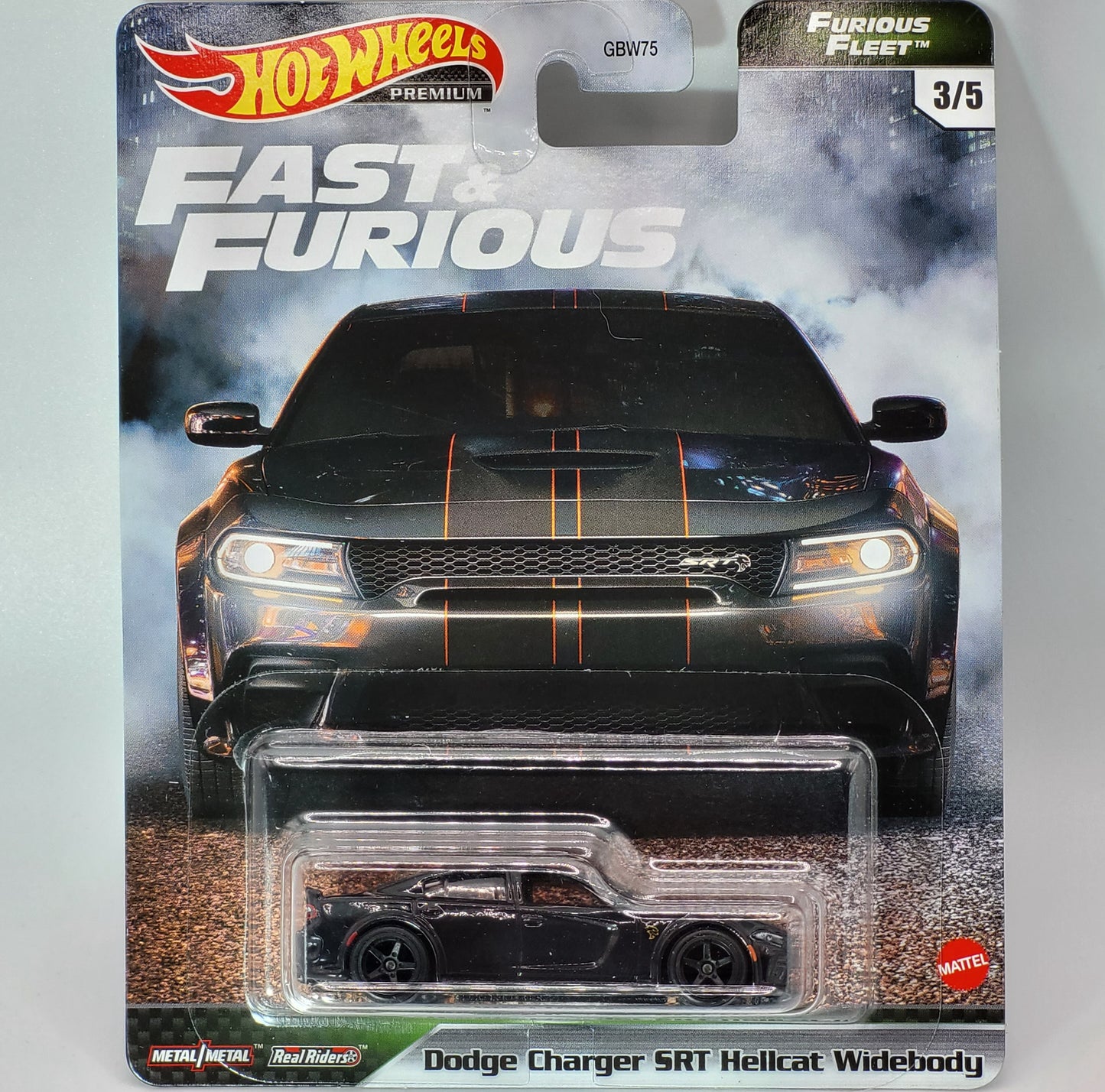 HotWheels Premium | Fast & Furious | Furious Fleet | DODGE CHARGER SRT HELLCAT WIDEBODY