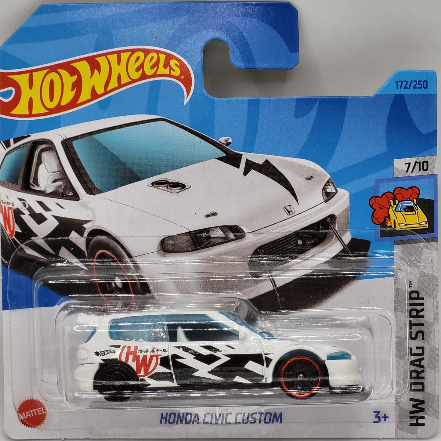 HotWheels | Honda Civic Custom (White) | HW DRAG STRIP | 172/250 | 2023