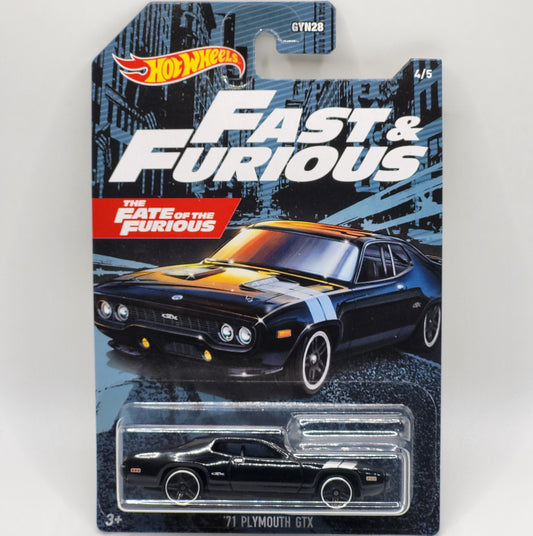 HotWheels | THE FATE OF THE FURIOUS | 4/5 '71 PLYMOUTH GTX |  | GRP57 GYN28