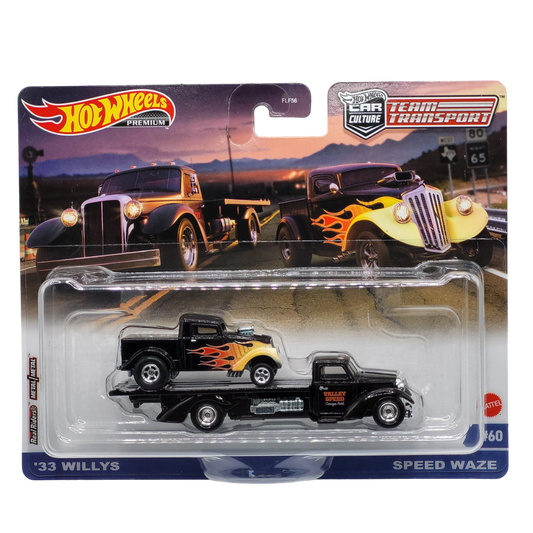 HotWheels Team Transport | '33 Willys & Speed Wazw #60 | FLF56