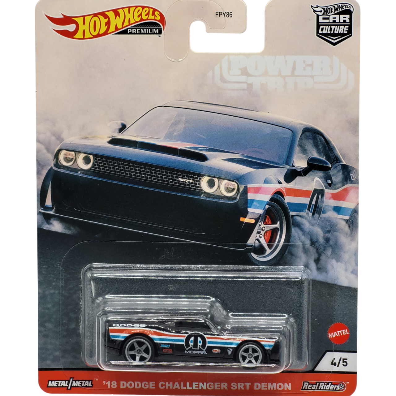 HotWheels Premium | Power Trip | '18 Dodge Challenger SRT DEMON