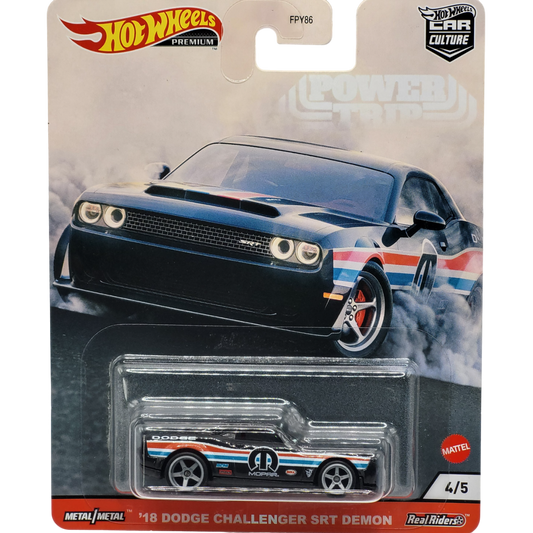 HotWheels Premium | Power Trip | '18 Dodge Challenger SRT DEMON