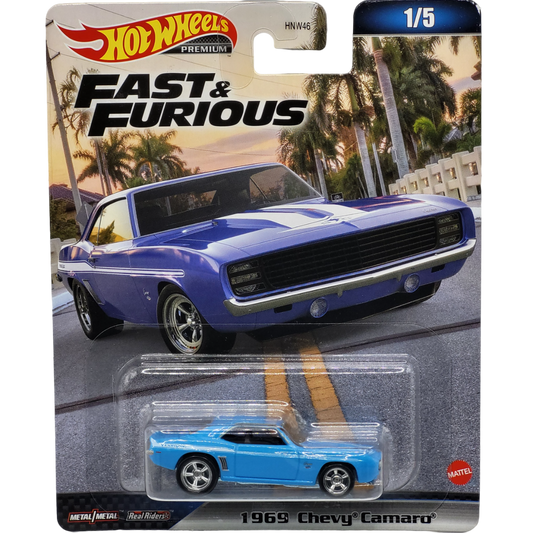 HotWheels Premium | Fast & Furious | 1969 Chevy Camaro