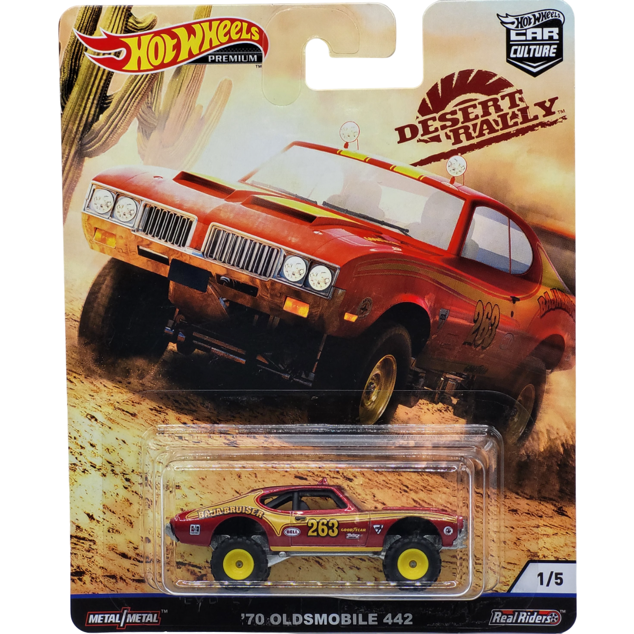 HotWheels Premium | Desert Rally | '70 Oldsmobile 442