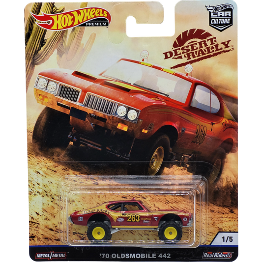 HotWheels Premium | Desert Rally | '70 Oldsmobile 442