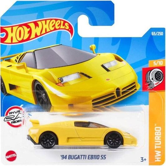 HotWheels | '94 BUGATTI EB110 SS | HW TURBO | 65/250 | 2022 | SHORT CARD