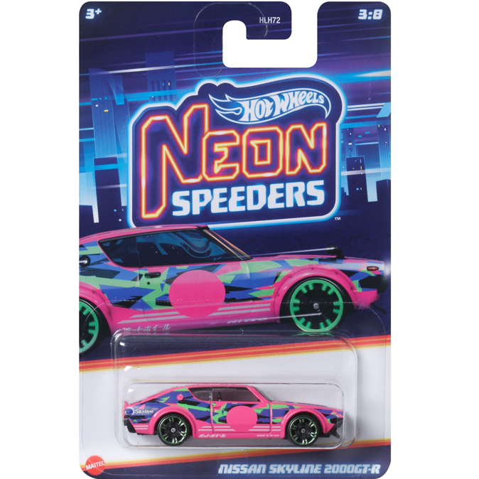 HotWheels | Neon Speeders | Nissan Skyline 2000GT-R | HLH72 | HRW69