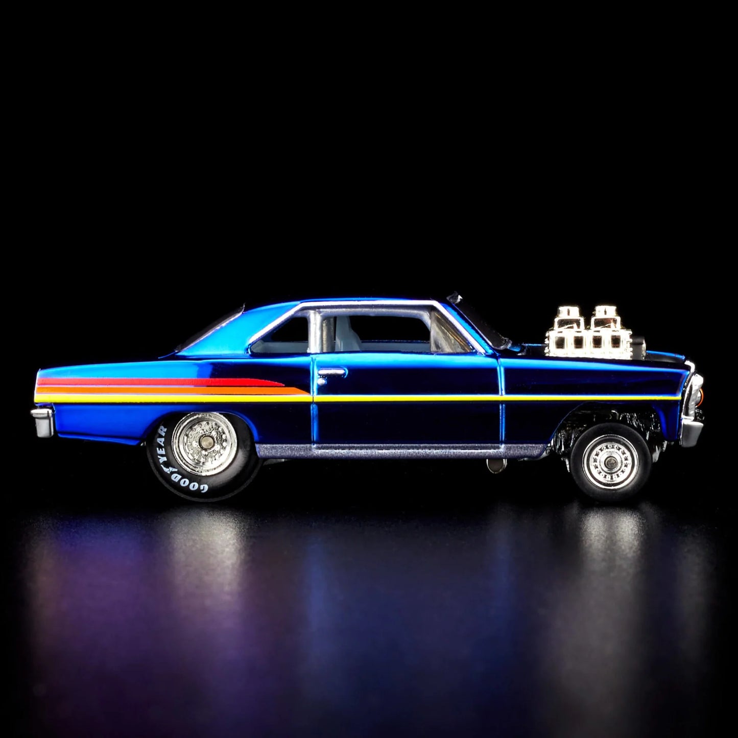 Hot Wheels 1:64 RLC Exclusive ’66 Super Nova – Spectraflame Race Team Blue HNL16 Die-Cast Model