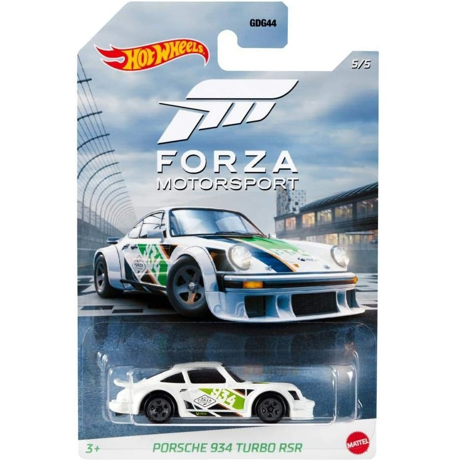 Hot Wheels Porsche 934 Turbo RSR Forza Motorsport 5/5 2019 1/64 Die-Cast Model