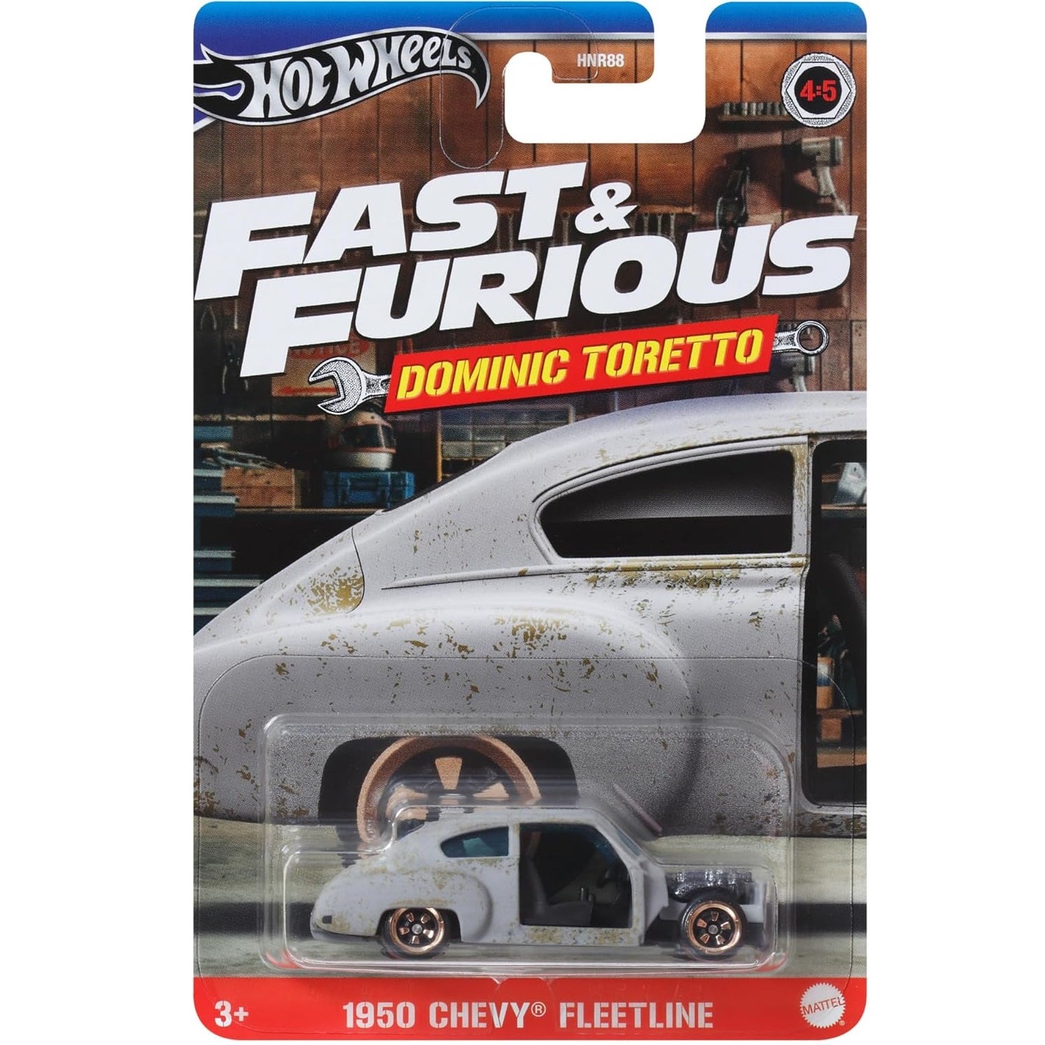 Hot Wheels 1950 Chevy Fleetline Fast & Furious Dominic Toretto 1/64 Die-Cast Model