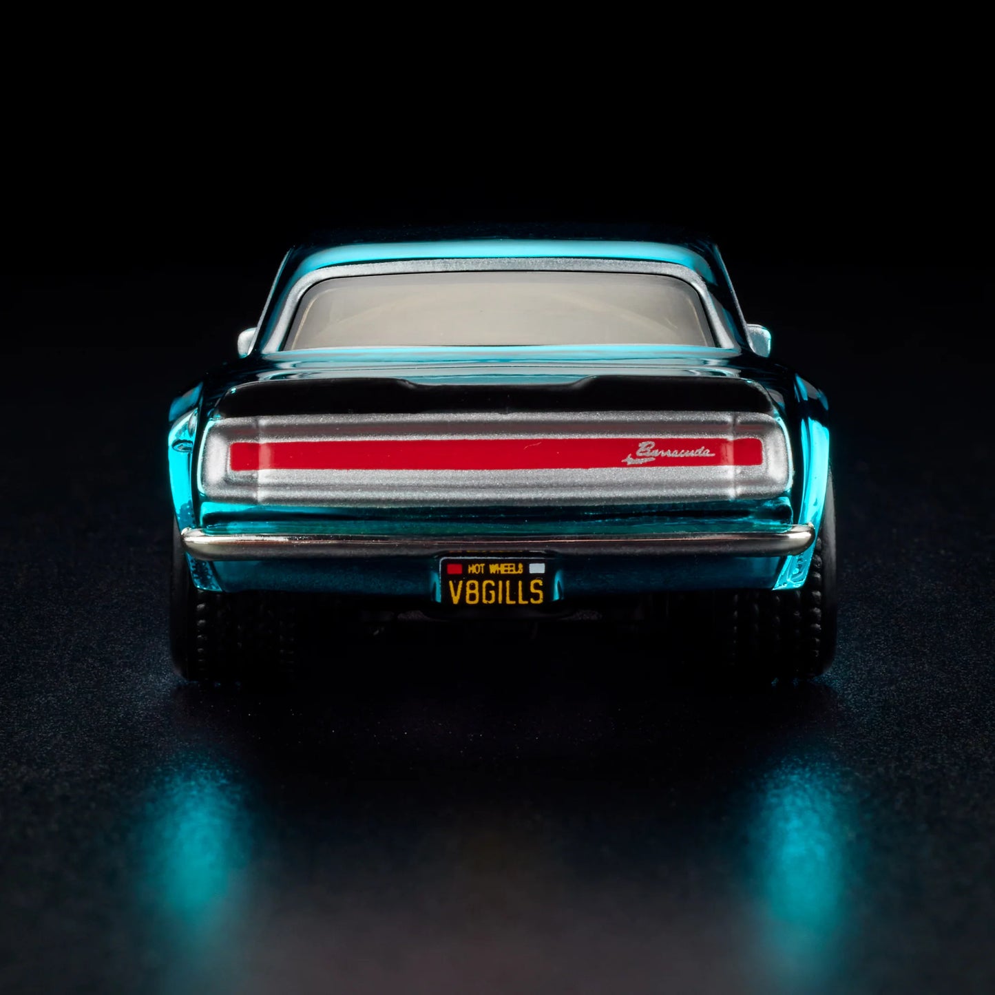 Hot Wheels 1:64 RLC Exclusive 1968 Custom Plymouth Barracuda – Spectraflame Teal HWF13 Die-Cast Model