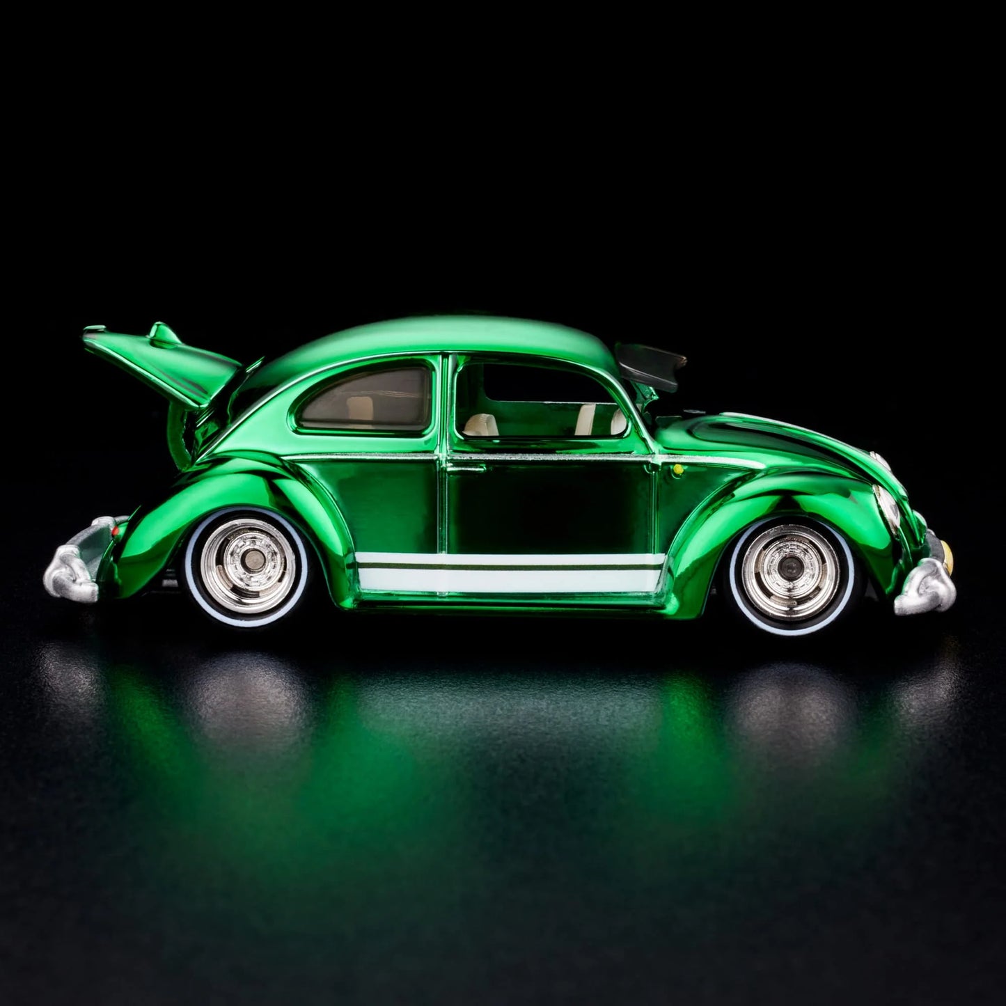 Hot Wheels 1:64 RLC Exclusive 2024 Membership Kawa-Bug-A – Spectraflame Dark Green HWF03 Die-Cast Model