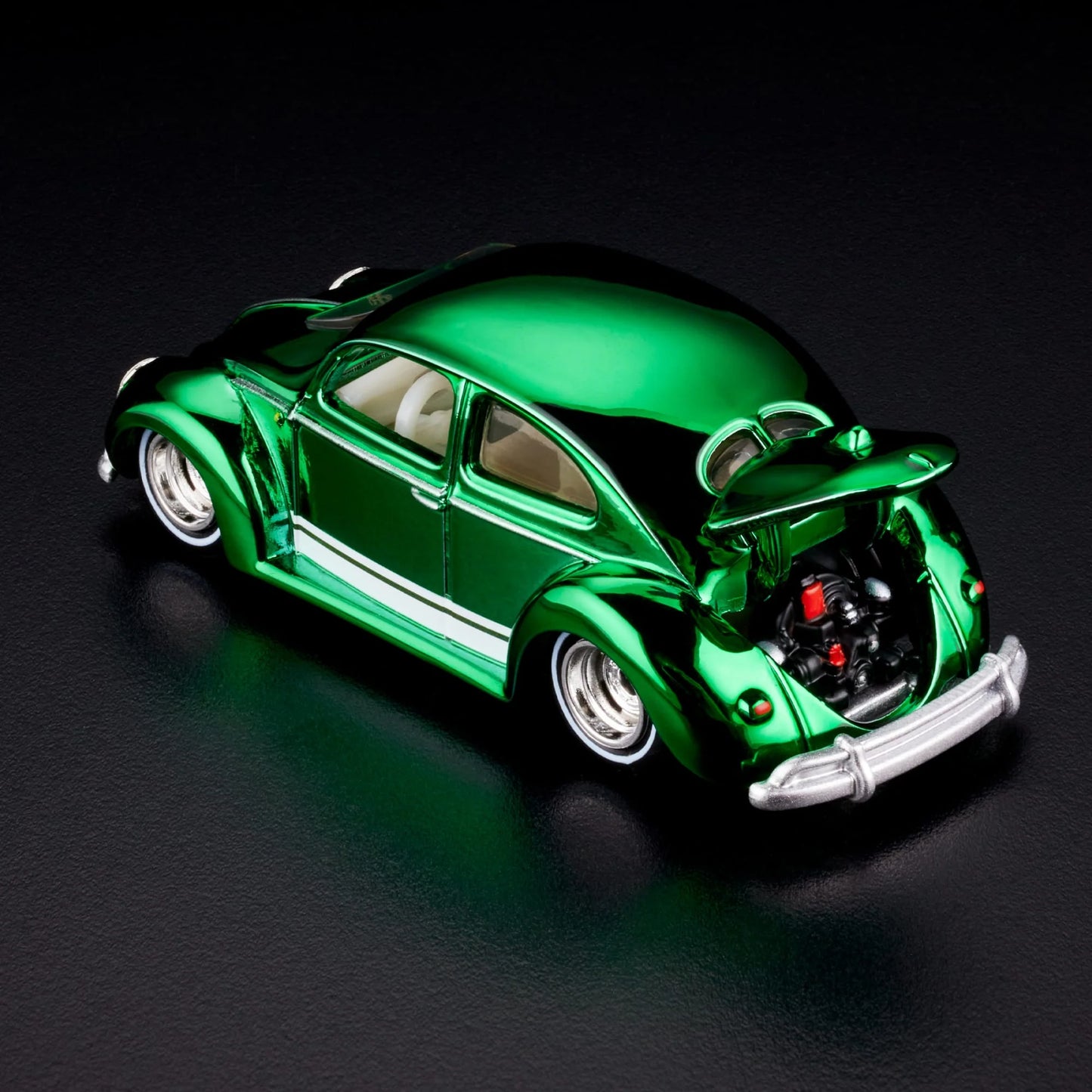 Hot Wheels 1:64 RLC Exclusive 2024 Membership Kawa-Bug-A – Spectraflame Dark Green HWF03 Die-Cast Model