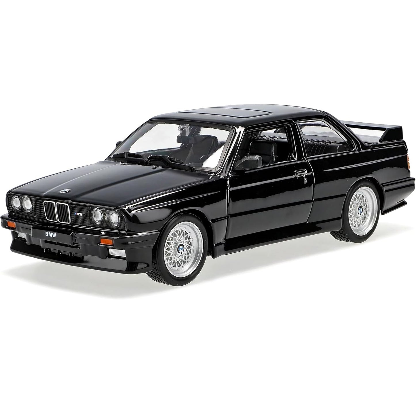 Bburago 1:24 BMW 3 Series E30 M3 Coupe – Black (1982-1994) Die-Cast Model 21100