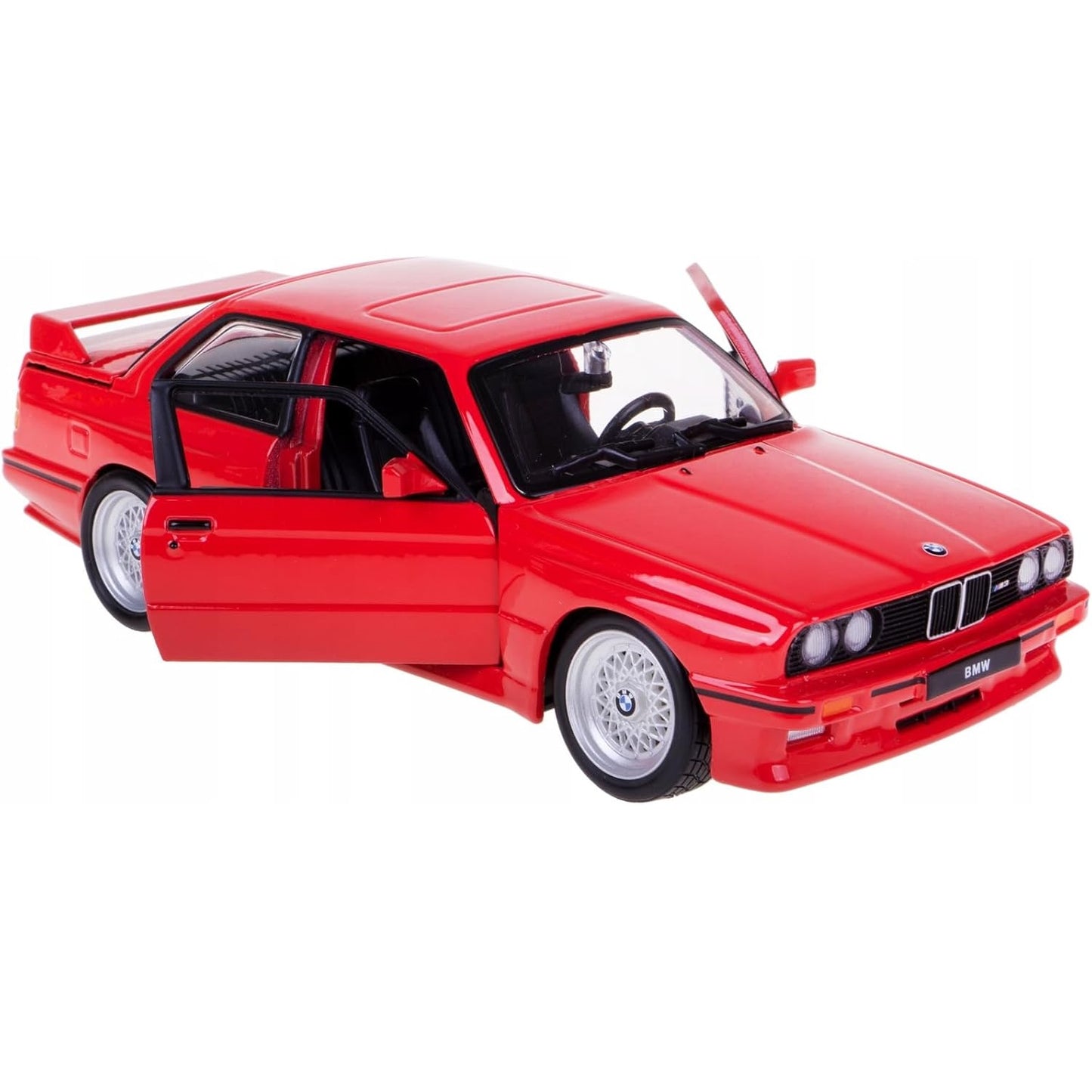 Bburago 1:24 BMW 3 Series E30 M3 Coupe – Red 1982-1994 Die-Cast Model 21100