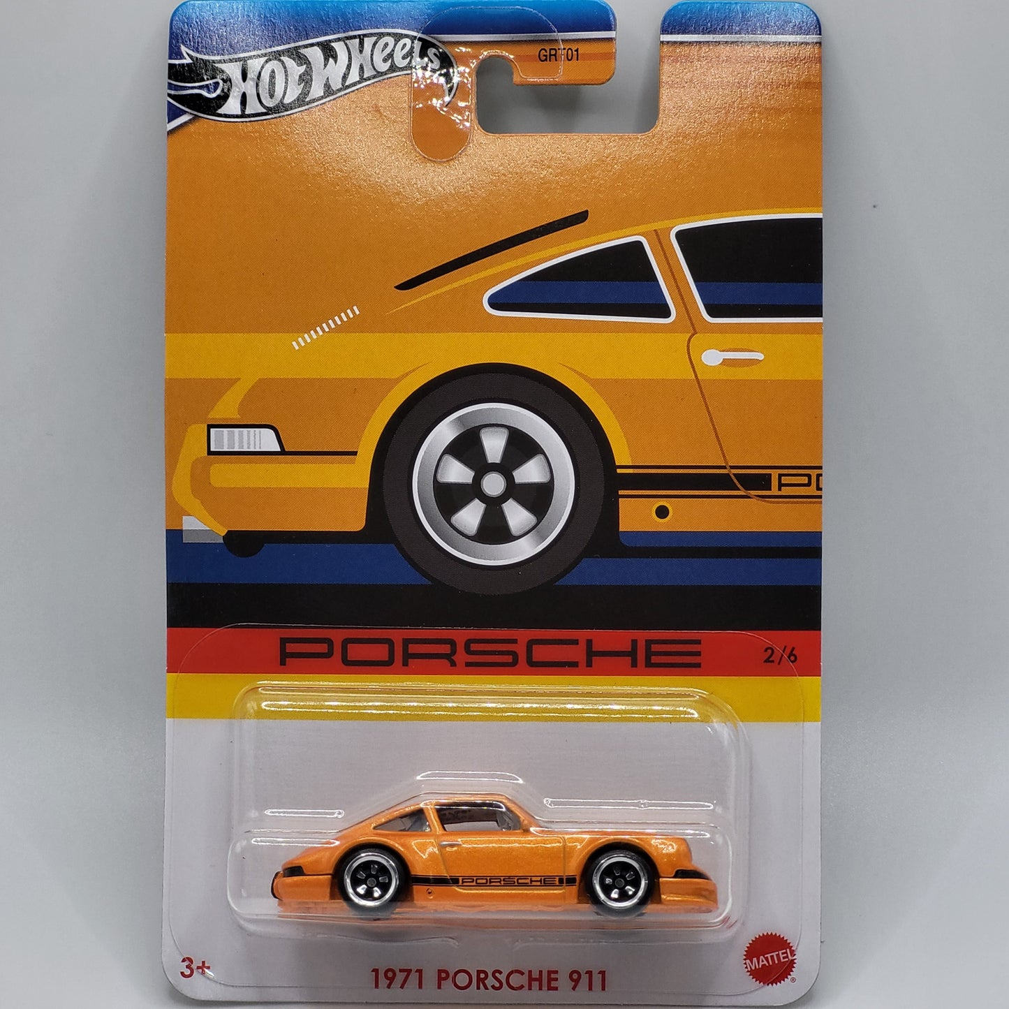 Hot Wheels 1971 Porsche 911 Celebrations HRW57 1/64 Die-Cast Model