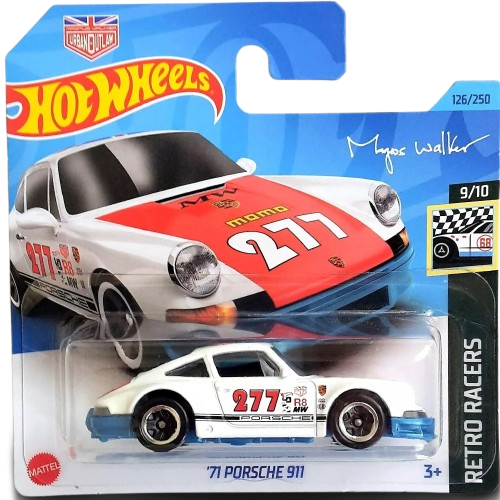 Hot Wheels '71 Porsche 911 Magnus Walker die-cast model, 2023, 126/250.