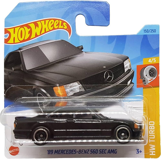 Hot Wheels '89 Mercedes-Benz 560 SEC AMG HW Turbo 150/250 2023 1/64 Die-Cast Model