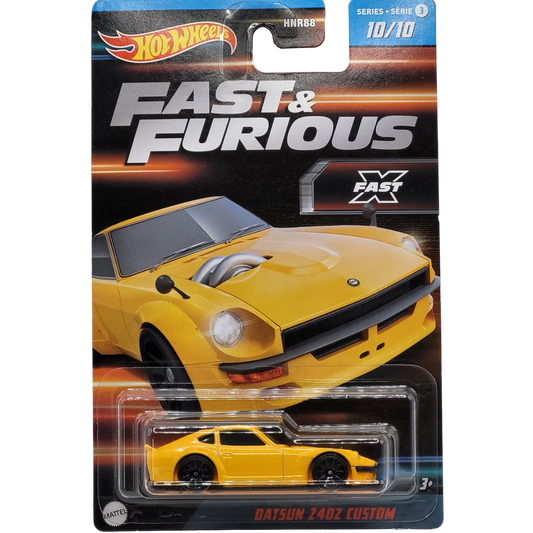 Hot Wheels Datsun 240Z Custom Fast & Furious HNR88 HNT20 1/64 Die-Cast Model