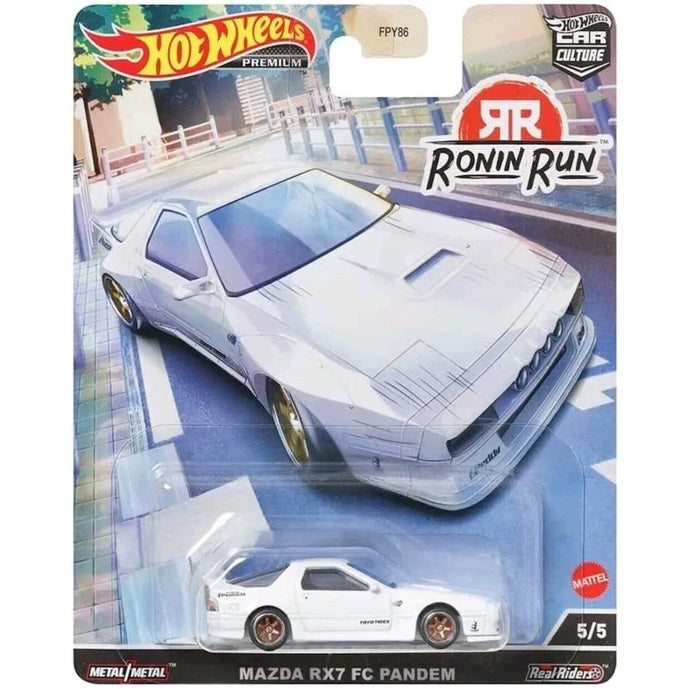 Hot Wheels Mazda RX-7 FC Pandem Premium Ronin Run 1/64 Die-Cast Model