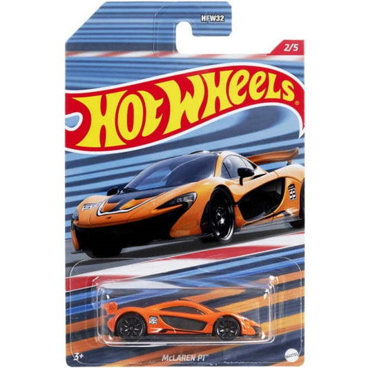 Hot Wheels McLaren P1 die-cast model from the Racing Circuit Series (2022), 2/5.