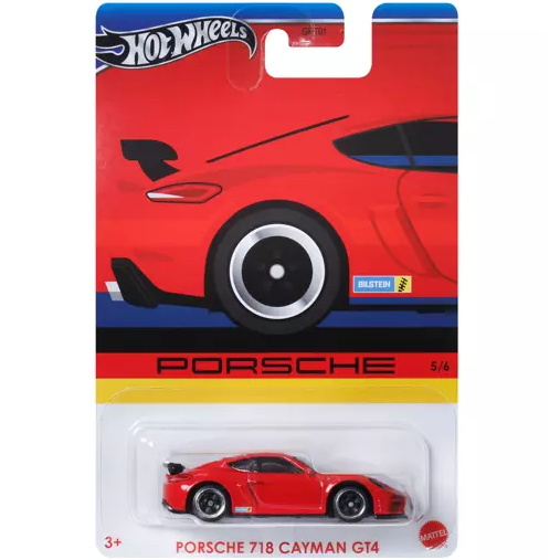 Hot Wheels Porsche 718 Cayman GT4 Celebrations HRW60 1/64 Die-Cast Model