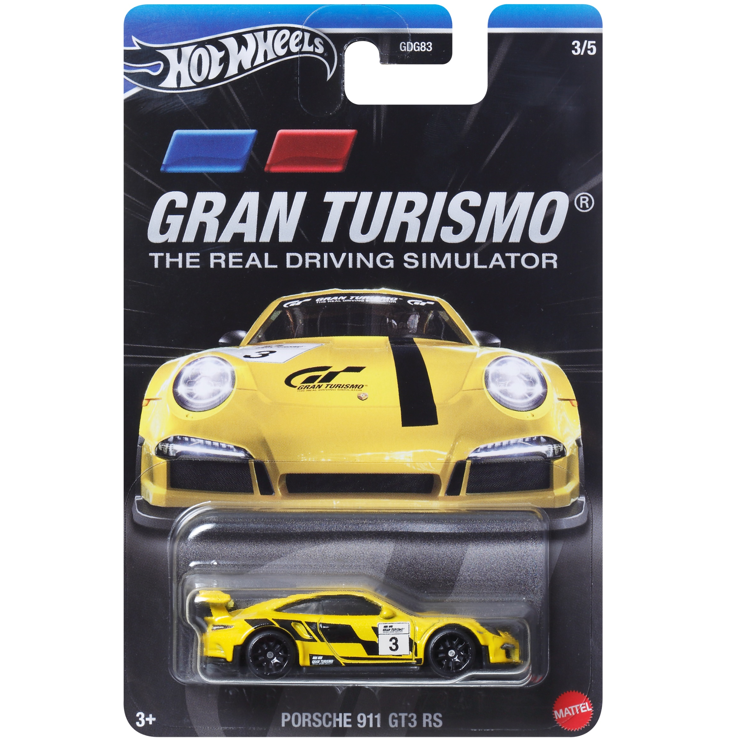 Hot Wheels Porsche 911 GT3 RS Gran Turismo HRV65 1/64 Die-Cast Model