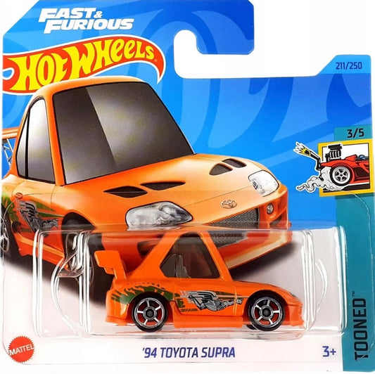 Hot Wheels '94 Toyota Supra Tooned Fast & Furious Brian 2023 211/250