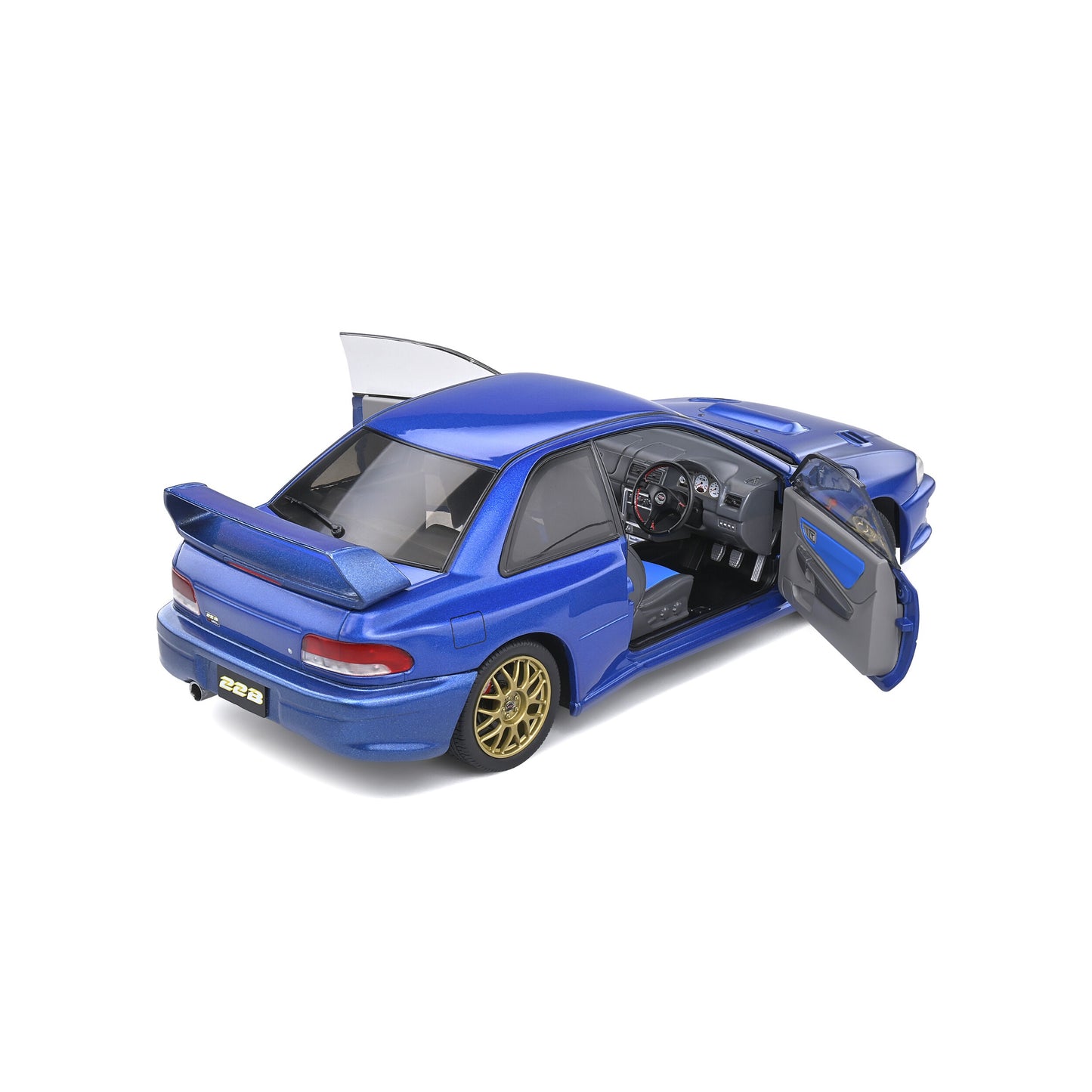 Solido 1998 Subaru Impreza 22B – Sonic Blue 1:18 Die-Cast Model S1807401