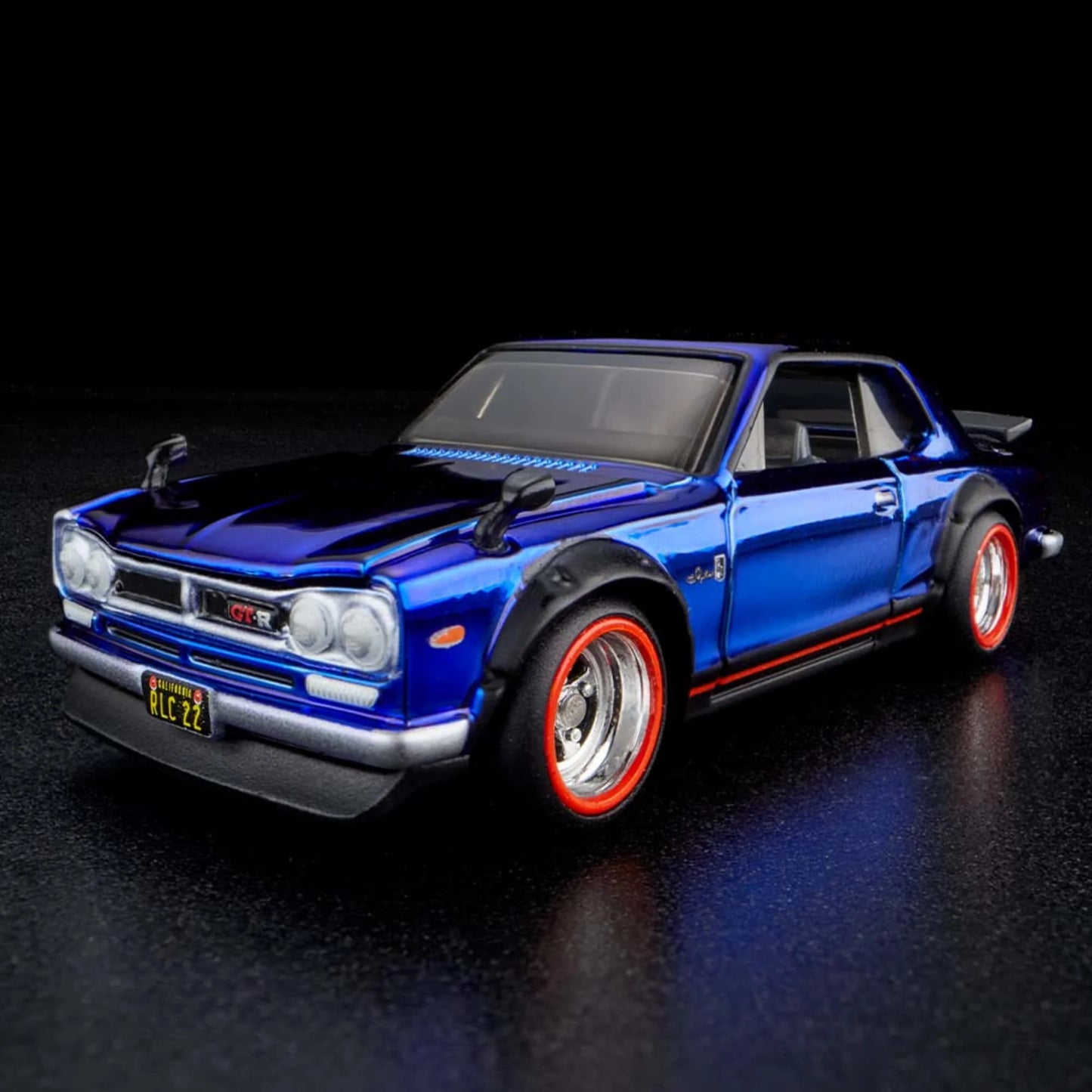 Hot Wheels 1:64 2022 RLC Membership ’72 Nissan Skyline H/T 2000 GT-R – Spectraflame Race Team Blue HGK84 Die-Cast Model