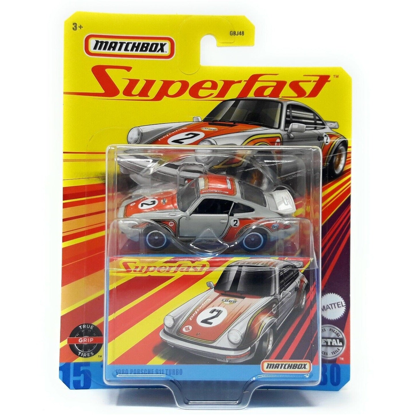 Matchbox | Superfast | 1980 Porsche 911 Turbo | #15 | GBJ48 Mix 8